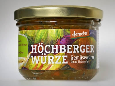 Höchberger Gemüsewürze 250g Glas