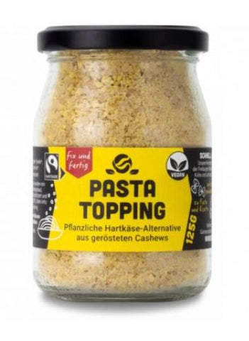 Pasta Topping Cashew Hartkäsealternative 125g Pfandglas