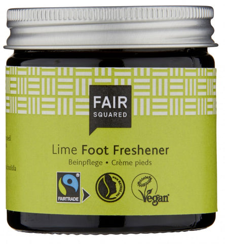 FAIR SQUARED Foot Freshener Lime 50ml Pfandglas